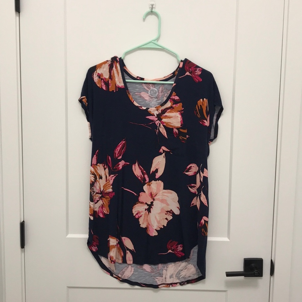 Floral Pocket Tee